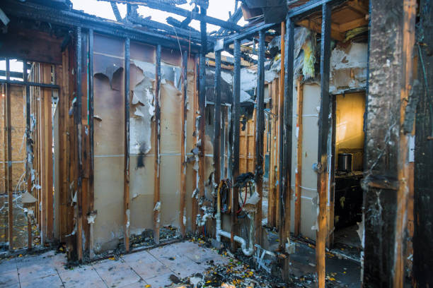 Professional Soot Cleanup technician working in South Bend, IN